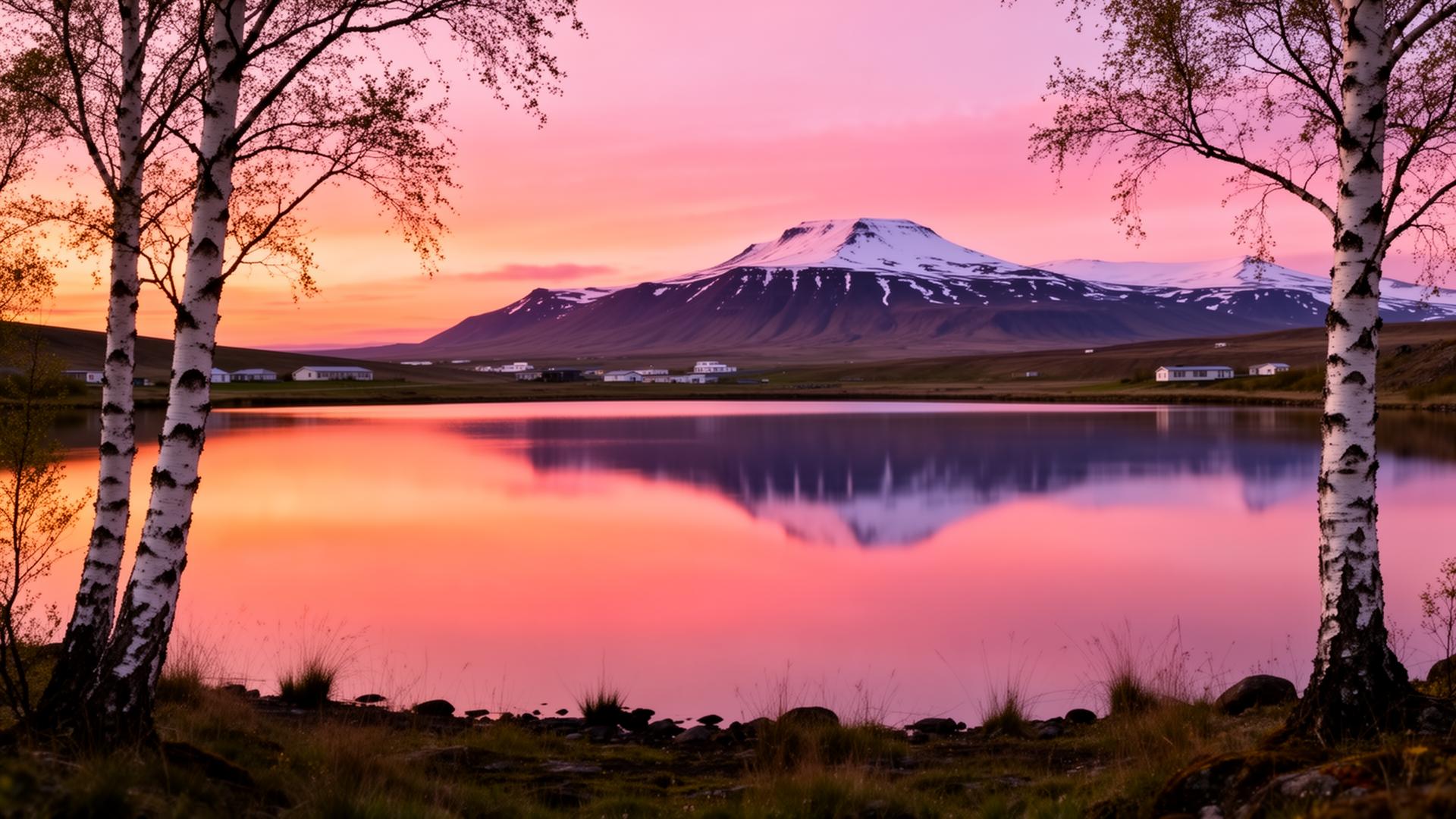 [PLACEHOLDER — needs real Vatnsendahverfi photos] Esjan í norðri — útsýni frá svölum